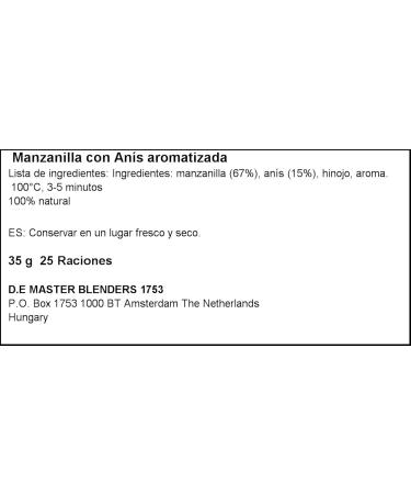  Hornimans Hornimans - Chamomile tea bag with classic anise 25 x 1.4 g - Pack of 4  - Buy Online on GoSupps.com