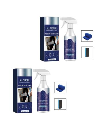Efficient Kitchen Oil Cleaner Easy Grease Removal Solution Oven Cleaner 120ml Kitchen Grease Removers Kitchen Oil Cleaner 2 sets