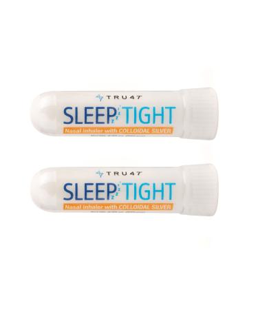 TRU47 | Aroma Therapy Nasal Inhaler | 2 Pack of Nasal Inhaler Stick | Vapor Stick Made with Organic Essential Oil & Colloidal Silver Sleep Tight Sleep Tight 2 Packs