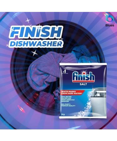 Finish Dishwasher Salt 1Kg - Essential Salt for Sparkling Dishes | Buy Now - Buy Online on GoSupps.com