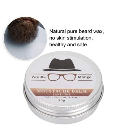 Natural Herbal Beard Care Cream & Moustache Wax - 30G | Moisturizing Styling for Men - Buy Online on GoSupps.com