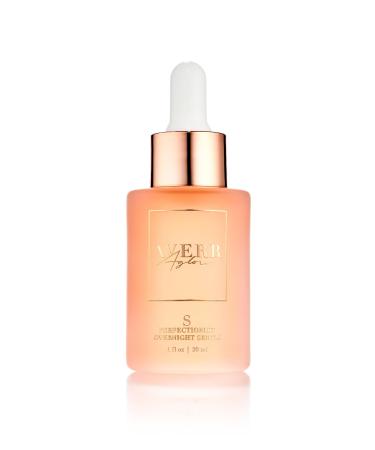 Averr Aglow Perfectionist Overnight Serum Organic Skincare Solution Facial Night Serum