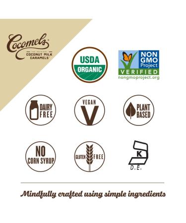 Cocomels Organic Coconut Milk Caramels - Dairy Free, Vegan & Gluten Free (3.5 oz) - Buy Online on GoSupps.com