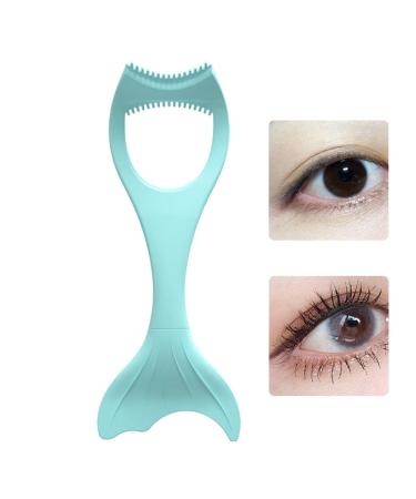 Silicone Eyeliner Tool | Multifunctional Mascara Applicator Tool | Eyeliner Molds for Winged Eyeliner Lashes Lip Liner Quick Makeup Tool for Eyes for Beginners Green