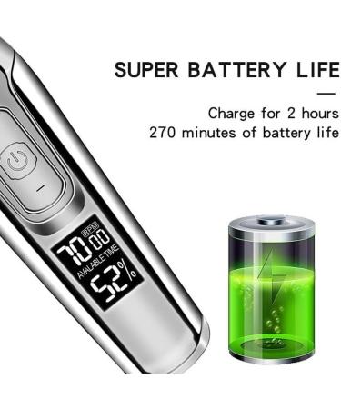 Pro Hair Clipper - Adjustable Speed LED LCD USB Rechargeable Men s Beard Trimmer for Precision Hairstyling - Buy Online on GoSupps.com