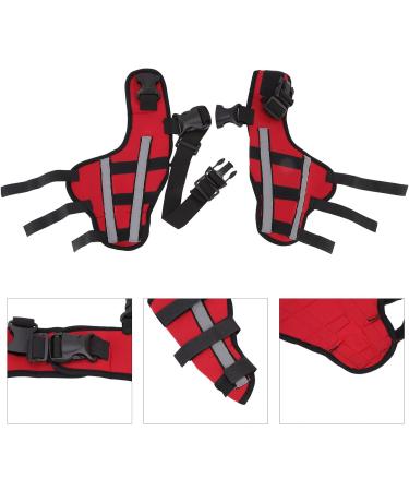 Dog Knee Brace Adjustable Dog Leg Brace Double Rear Leg Brace Elastic Shockproof Dog ACL Brace CCL Brace Hind Leg Pet Knee Pads with Reflective Strips for Pets and Dogs (M) Medium - Buy Online on GoSupps.com