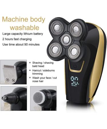 Multifunctional Electric Shaver Set - Rotation Razor & Nasal Hair Cutter for Men | Dry & Wet Use Perfect for All Hair Types - Buy Online on GoSupps.com