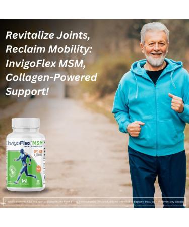 INVIGOFLEX MSM - Methylsulfonylmethane (MSM) (60 caplets) - Buy Online on GoSupps.com