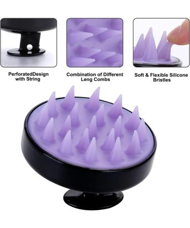 MAVGV Scalp Massager Shampoo Brush Loofah Set with Long Handle Back Brush and Bath Loofahs - Buy Online on GoSupps.com