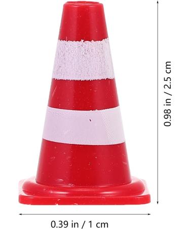 Toyandona 50 Mini Traffic Cone Set - Kids Warning Cones & Fairy Garden Accessories - Perfect Gift for Dollhouse & Mini Landscape Decoration - Buy Online on GoSupps.com