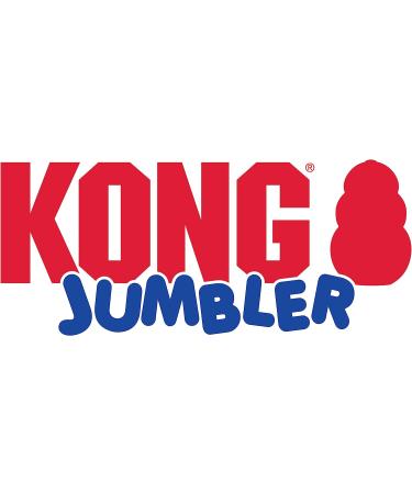KONG Jumbler Ball: Interactive Fetch Dog Toy with Tennis Ball - Medium/Large Dogs (Assorted Colors) - Buy Online on GoSupps.com