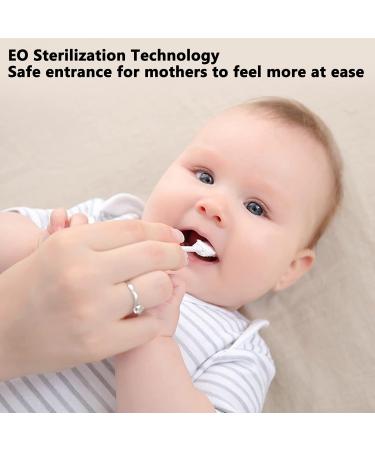 Uooker Baby Toothbrush 30 Pcs - Disposable Soft Gauze Infant Toothbrush for Baby Oral Cleaning - Dental Care Tongue Cleaner for Babies - Buy Online on GoSupps.com