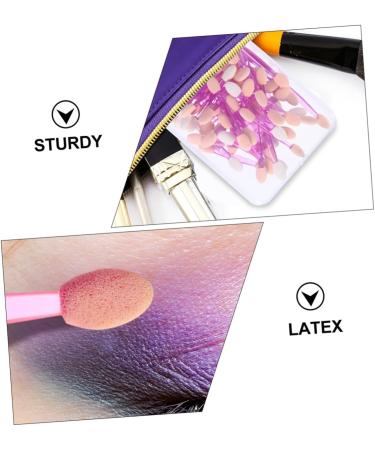 Beavorty 50pcs Double Ended Eyeshadow Brush Latex Outfit Premium Makeup Woman Makeup Tools Fan Sponge - Buy Online on GoSupps.com