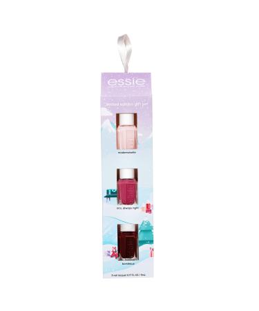 essie New Limited Edition Holiday Mini Gift Set  Featuring Nail Color Best Sellers  Mrs. Always Right  Mademoiselle & Bordeaux  1 Kit  3 Piece 3 Count (Pack of 1)