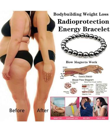 Eumenides Magnetic Bracelet for Women - Hematite Antistatic & Anti-Fatigue Jewelry | Improve Sleep & Relieve Joint Pain - Set of 2 6mm - Buy Online on GoSupps.com