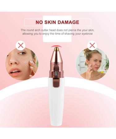 Beard Trimmer & Electric Eyebrow Shaver for Women - Hair Removal Tool for Face Lips and Nose - Buy Online on GoSupps.com