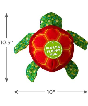 Outward Hound Floatiez Turtle Floating Interactive Dog Toy Medium - Buy Online on GoSupps.com