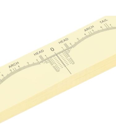 Eyebrow Ruler 100 Pieces Eyebrow Ruler Sticker Perfect Fit Disposable for Design - Buy Online on GoSupps.com