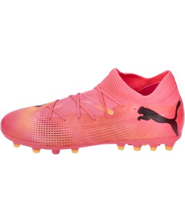 PUMA Unisex Kids Future 7 Match Mg Jr Soccer Shoe | 34 EU | Sunset Glow & Puma Black | International Shipping Available - Buy Online on GoSupps.com