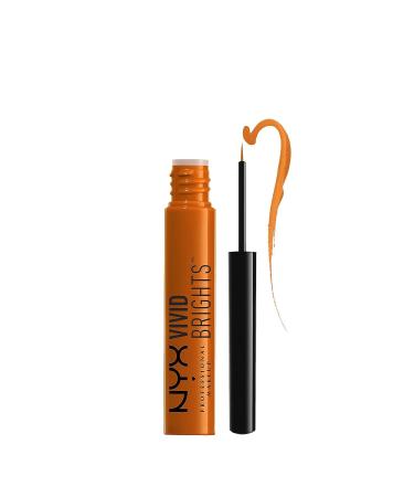 NYX Vivid Brights Liquid Eyeliner in Vivid Delight - Muted Orange | Long Lasting Formula - Buy Online on GoSupps.com
