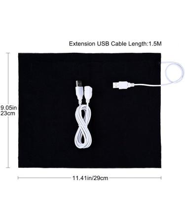 NATUDECO USB Electric Cloth Heater - Washable Heating Mat & Pillow | 35 -50 Portable Comfort for Clothing Seats & Pet Beds - Buy Online on GoSupps.com