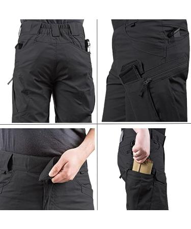 Men's Waterproof Cargo Pants - Trendy Classic Twill, Loose Fit Workwear Shorts - Gray, Medium - Buy Online on GoSupps.com
