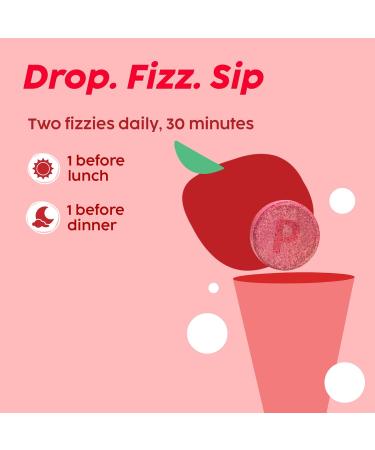 PLIX Apple Cider Vinegar Effervescent Tablets - 700mg ACV with Vitamin B12 & B6 | Vegan Sugar-Free Non-GMO Gluten-Free | 60 Tablets x 4 Packs - Buy Online on GoSupps.com