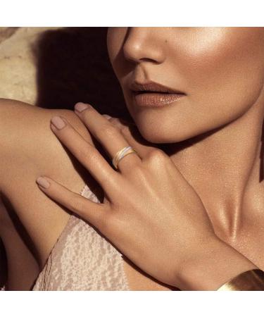 Fashionable Women's Adjustable Magnet Ring - Gold Silver Rose Gold & Copper - Stylish Jewelry for Every Finger - Buy Online on GoSupps.com