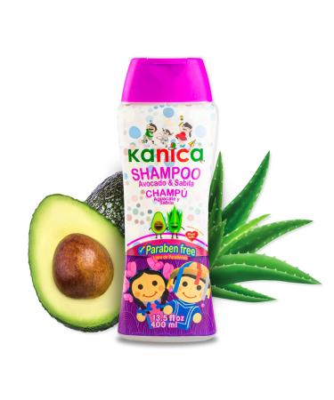 KANICA Shampoo Paraben Free with Aloe Vera and Avocado. Shampoo for Family 13.5 Fl Oz (Pack of 1)