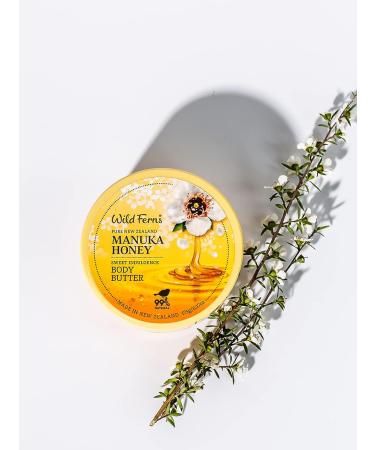 Wild Ferns Manuka Honey Body Butter 175g - 99% Natural | Moisturizing and Nourishing - Buy Online on GoSupps.com