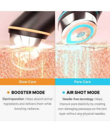 Medicube Age-R Booster Pro - 6-in-1 Real Glass Glow Device for Enhanced Absorption Radiance and Pore Care | LED Anti-Wrinkle Korean Skin Care - Buy Online on GoSupps.com