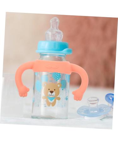 ibasenice 2 pcs Feeding Bottle Milk Bottle Handle for Bottle Holder Silicone Soft Silica Gel Feeding Bottles Handle for Accessories Handle Soft Handle - Buy Online on GoSupps.com