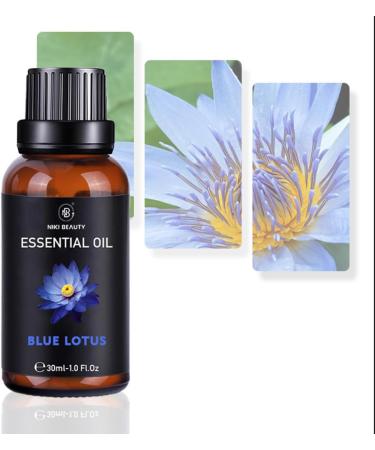 Blue Lotus Essential Oil - 100% Pure & Undiluted | Premium Aromatherapy Oil (1 oz | 30 ML) for Soaps Lotions & Candles - International Shipping Available - Buy Online on GoSupps.com