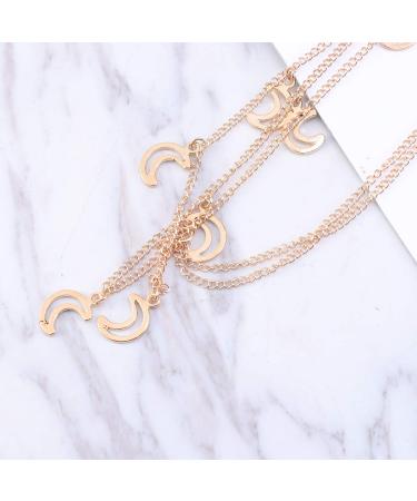 Beaupretty Moon Head Chains Jewelry | Boho Festival Hair Headband & Forehead Chain - International Shipping - Buy Online on GoSupps.com