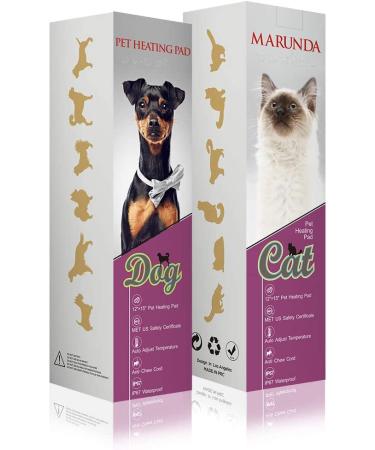 MARUNDA Waterproof Electric Pet Heating Pad - Chew-Resistant | Constant Temperature for Cats & Dogs - Buy Online on GoSupps.com