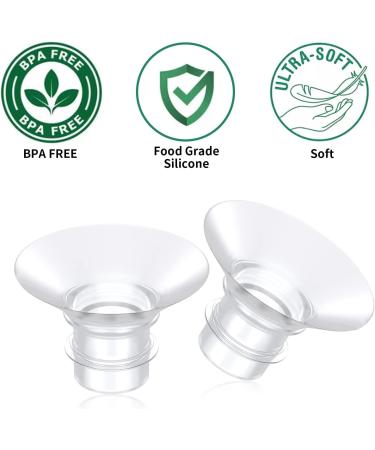 TOVVILD Silicone Inserts for Momcozy & Medela/Willow Pumps - 19mm/21mm Flange Reducer (4 Pcs) - Buy Online on GoSupps.com