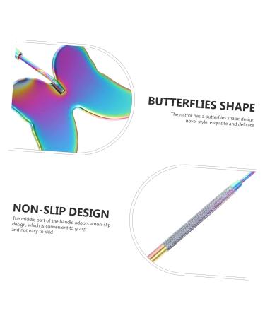 Beavorty 6 Pcs Handheld Eyelash Inspection Mirrors - Stainless Steel Makeup Tool for Eyelash Extensions & Beauty Essentials - Buy Online on GoSupps.com