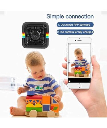 Mini WiFi Hidden Spy Camera for Home Security - Pet/Baby Monitor, Indoor/Outdoor, Real-Time Mobile Viewing - Buy Online on GoSupps.com