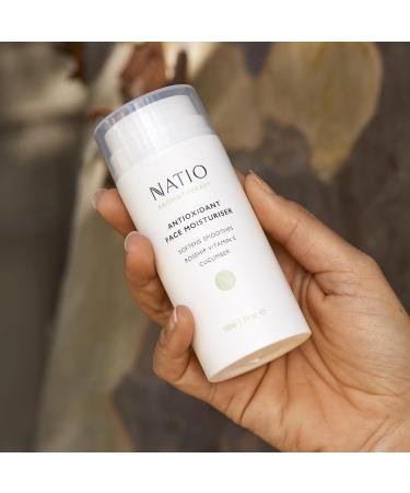 Natio Australia Aromatherapy Antioxidant Face Moisturizer - Anti-Aging Cream with Rosehip & Vitamin E - All Skin Types - 3.3 oz - Buy Online on GoSupps.com