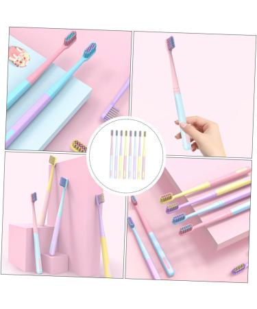 Ultechnovo 8ST Macaron Micro Toothbrushes - Electric & Manual Travel Toothbrushes for Home & Oral Care - Charcoal Cleaning Tool - Buy Online on GoSupps.com