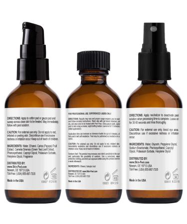 MedPeel Salicylic Acid 20% Peel Kit - Professional Grade Chemical Face Peel for All Skin Tones (3 Kits 1oz/30ml) - Buy Internationally - Buy Online on GoSupps.com