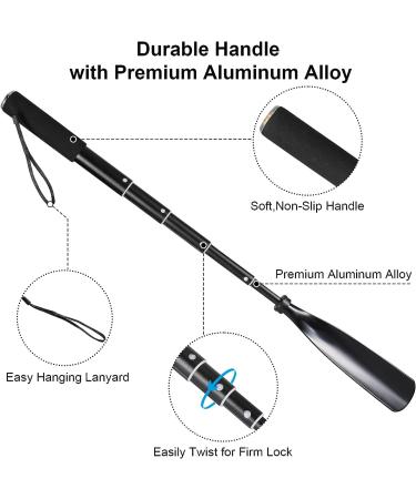 Telescopic Long Shoe Horn - Sturdy Aluminium Alloy - Ideal for Seniors, Men, Women, Kids - Easy Use for Boots - 16-38 inch - Buy Online on GoSupps.com