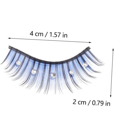 Beatifufu 25 Pairs Cosplay Lashes Rhinestone Eyelashes Natural False Eyelashes Colored Lashes Fake Eyelashes Colored Eyelashes Soft Thick Lashes Soft Light Fake Lash 5d False Eyelashes Fiber - Buy Online on GoSupps.com