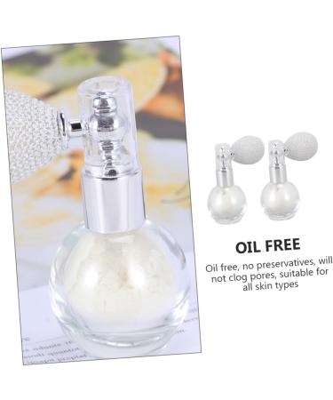 FOMIYES 2pcs Spray Glitter Mist Spray Bottle Spray Powder Makeup Hair Decor Clear Plastic White Make up White 7.5x6cm - Buy Online on GoSupps.com