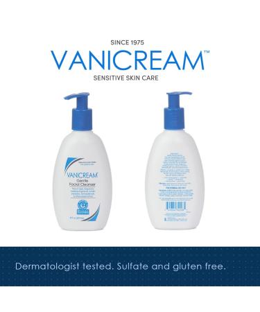 Vanicream Gentle Facial Cleanser - 8 Fl Oz (Pack of 2) | Gentle Non-Irritating Formula for Sensitive Skin - Shop Internationally - Buy Online on GoSupps.com