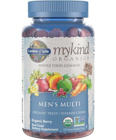 Garden of Life Organics Prenatal Gummies Multivitamin with Vitamin D3 B6 B12 & Organics Men's Gummy Vitamins Multi Berry 120 Count - Buy Online on GoSupps.com