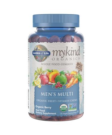 Garden of Life MyKind Organics Men's Multi Organic Berry 120 Vegan Gummy Drops