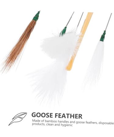 HAKIDZEL 1Set Earwax Cleaning Kit Ear Tools with Plume Sticks for Gentle Ear Care for Home Use Travel Design Convenient Easy to Use - Buy Online on GoSupps.com