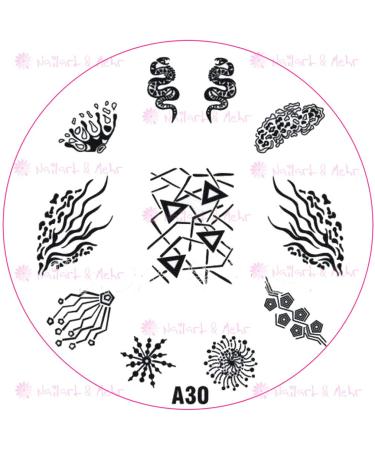 Stamping template # A-30