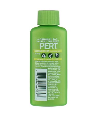 Pert Plus 2-in-1 Shampoo & Conditioner Classic Clean 1.70 oz - Pack of 6 - Buy Online on GoSupps.com